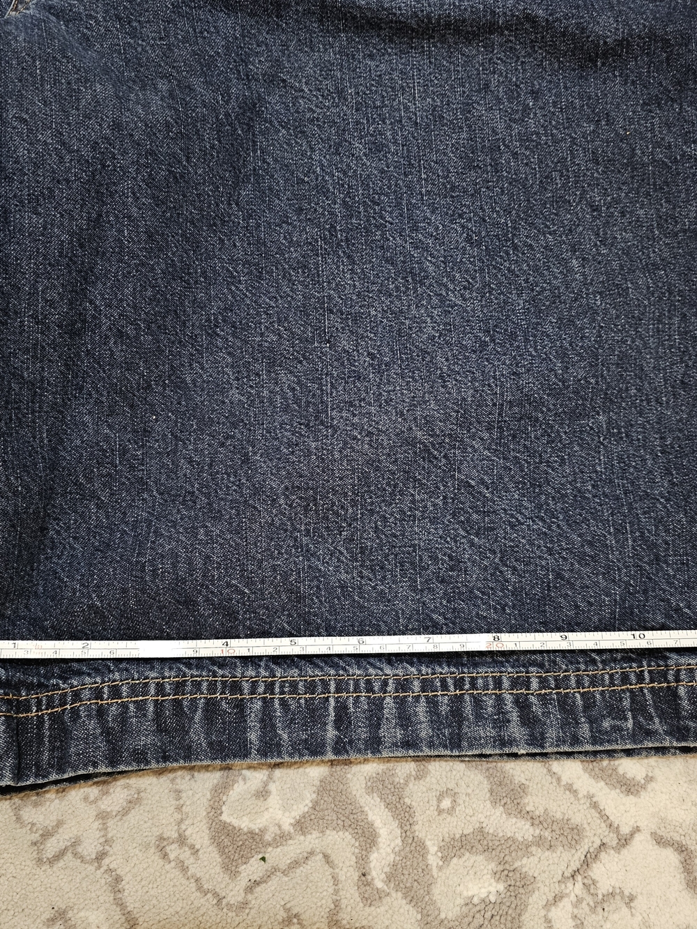 Y2k Old Navy Dark Blue Denim Carpenter Shorts - Picture 8 of 8